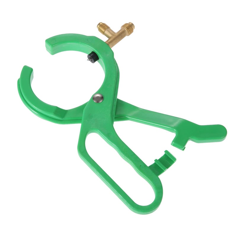 Aupoko R-134A Can Tap, 2-in-1 Side Bottle Opener, R22 R12 Can Tap Refrigerant Dispense AC Connecting 1/4 SAE and 1/2 Thread, for Refrigerant Manifold System - Image 1